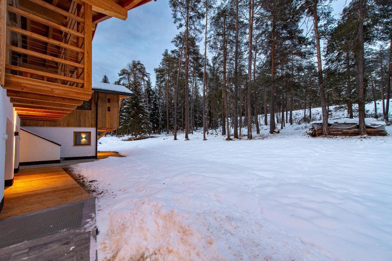 Les Ciases Chalets Dolomites Apt 5 San Vigilio Di Marebbe Bagian luar foto
