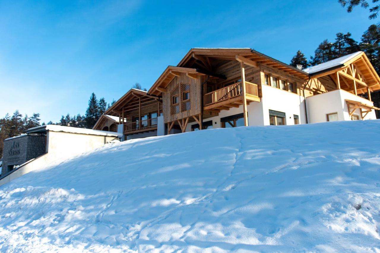 Les Ciases Chalets Dolomites Apt 5 San Vigilio Di Marebbe Bagian luar foto
