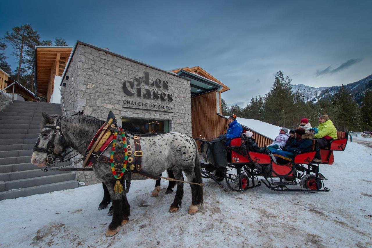 Les Ciases Chalets Dolomites Apt 5 San Vigilio Di Marebbe Bagian luar foto