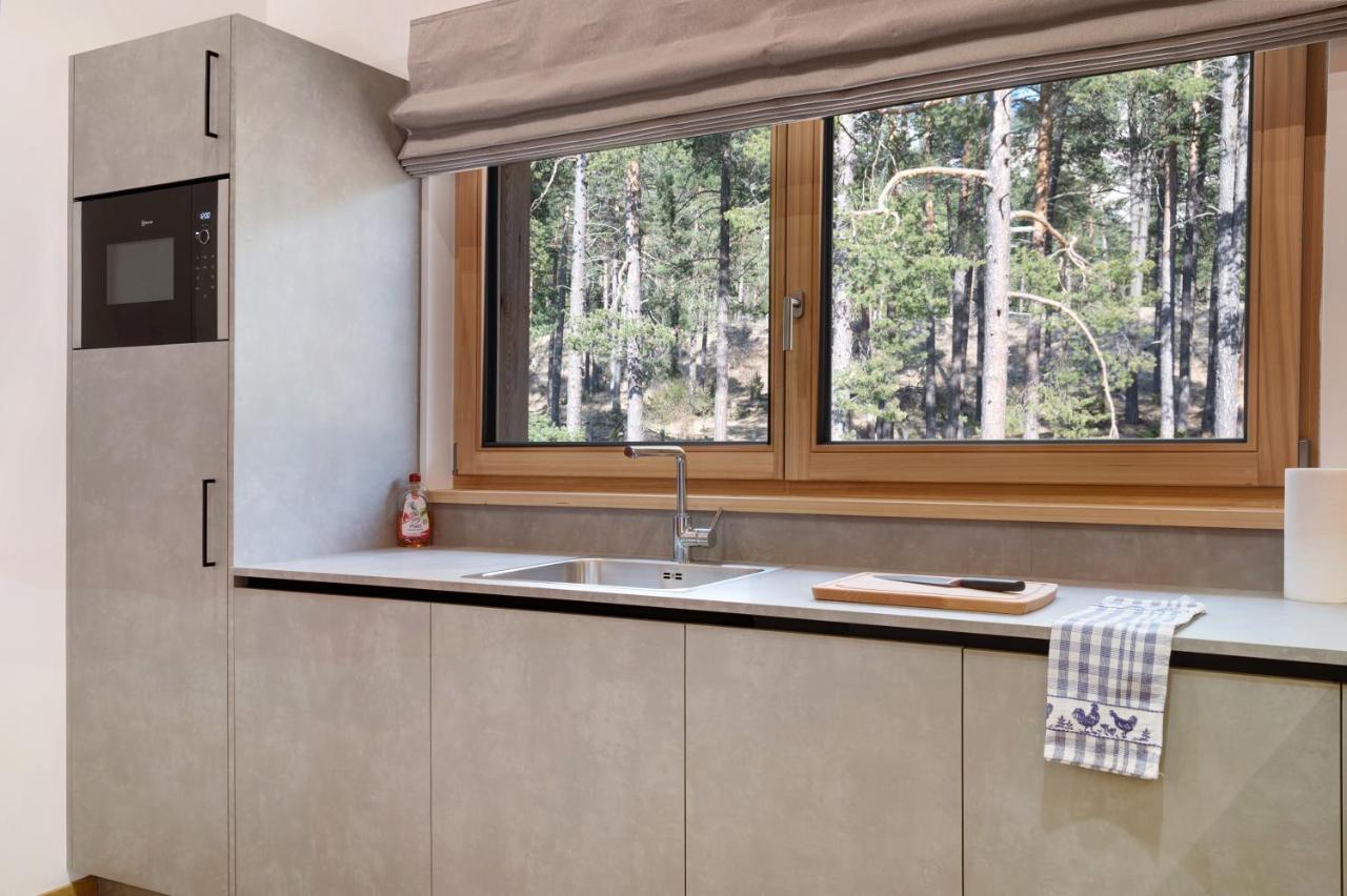 Les Ciases Chalets Dolomites Apt 5 San Vigilio Di Marebbe Bagian luar foto