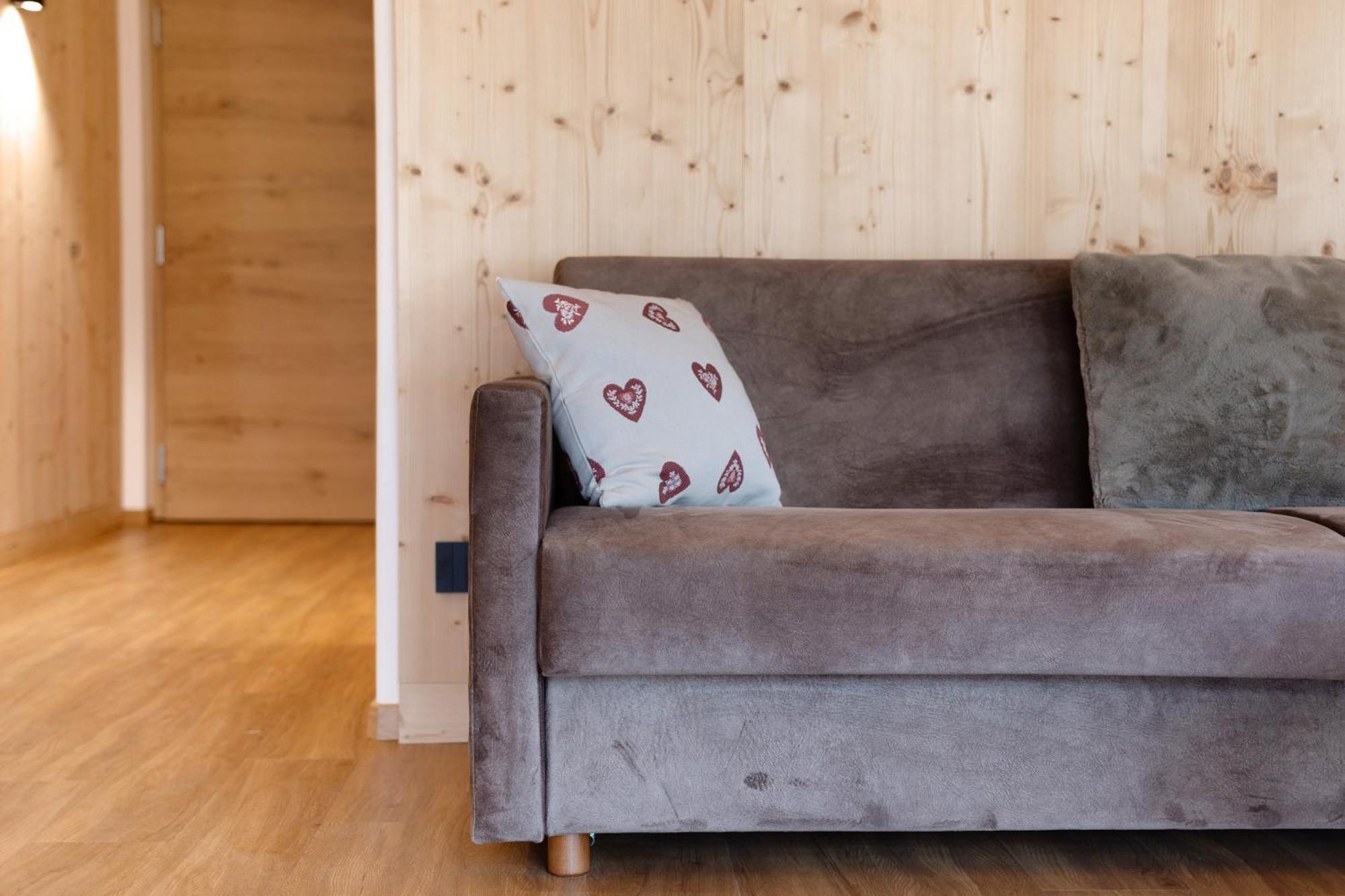 Les Ciases Chalets Dolomites Apt 5 San Vigilio Di Marebbe Bagian luar foto